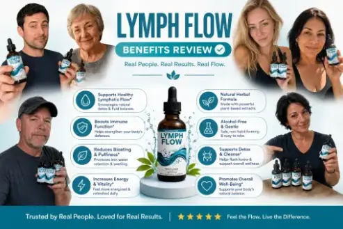 Lymph Flow wellness benefits illustration